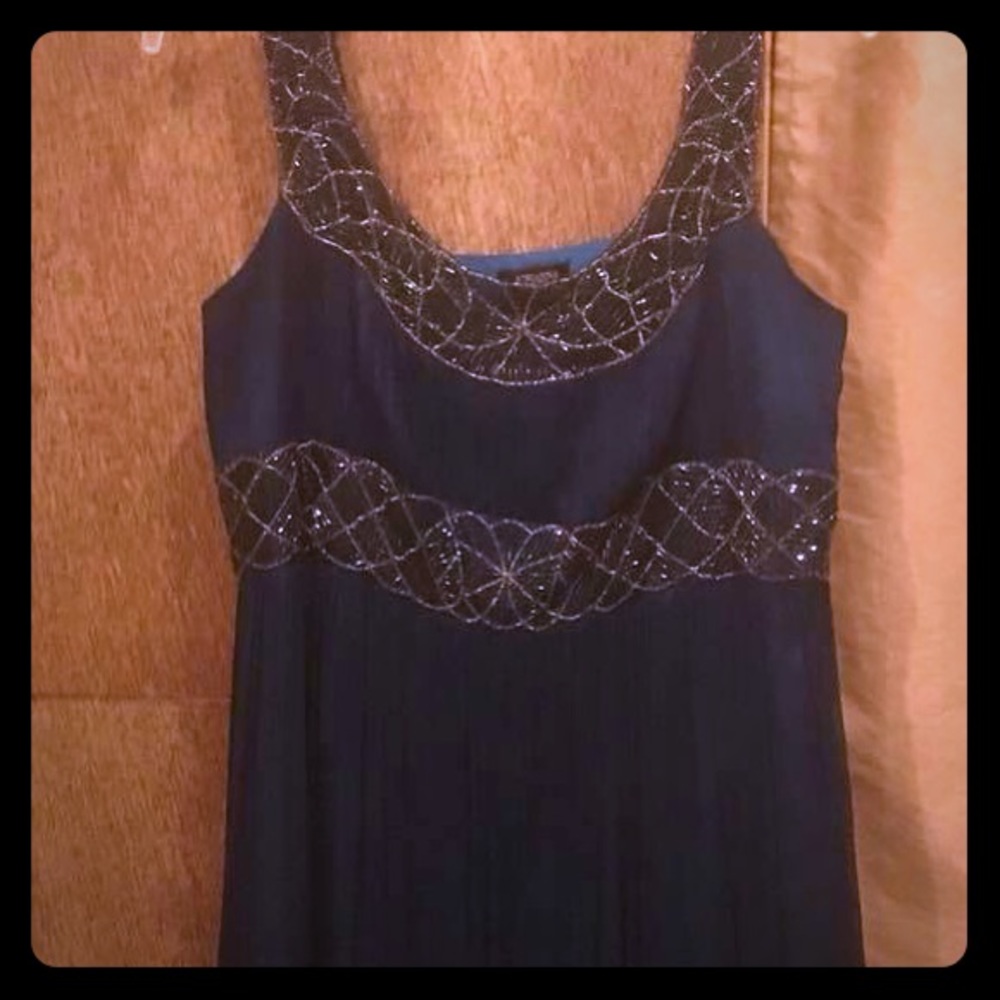 Adriana Papell Evening Dress Cobalt Blue 18 W